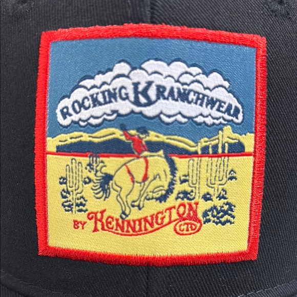 Black Rocking K Ranchwear SnapBack Hat - Picture 2 of 7